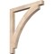 Ekena Millwork Thorton Block Smooth Bracket, Douglas Fir, 3 1/2"W x 38"D x 42"H BKT04X38X42THR05SDF - alternate 1